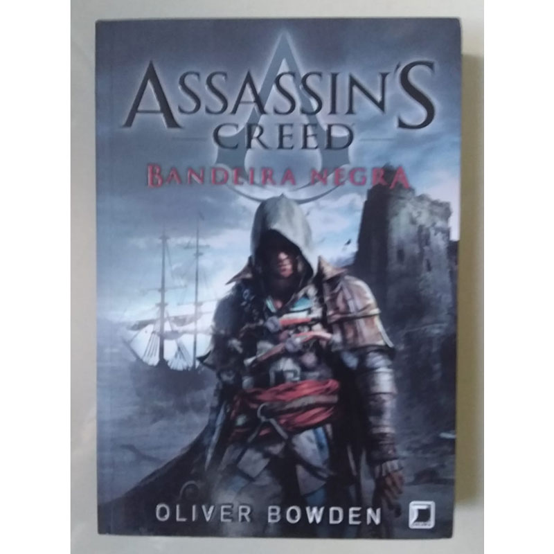 Assassin's Creed bandeira negra, volume 6, Oliver Bowden, editora record, livro usado