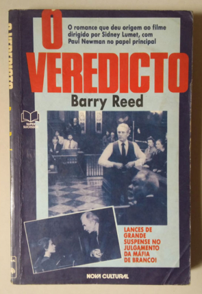 O veredicto, Barry Reed, editora nova cultural, livro usado