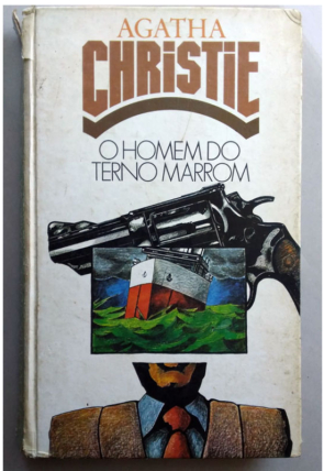 O homem do terno marron, Agatha Christie, editora círculo do livro, livro usado