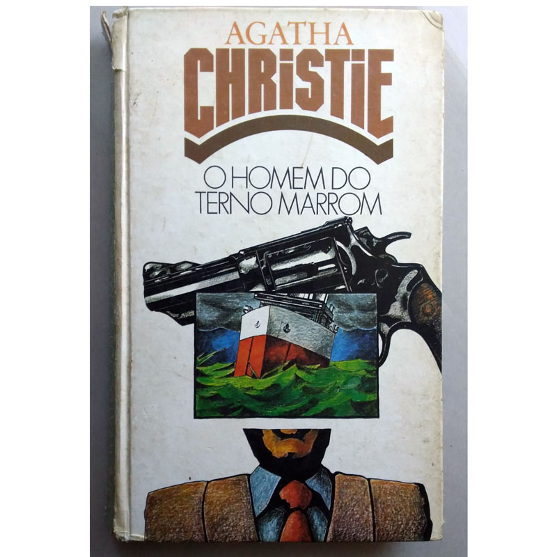 O homem do terno marron, Agatha Christie, editora círculo do livro, livro usado
