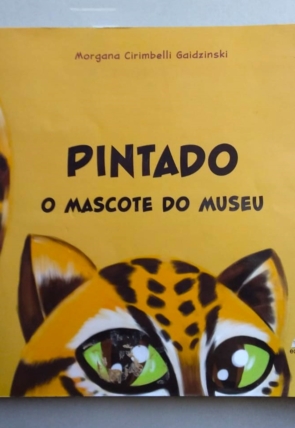 Pintado o mascote do museu, Morgana Cirimbelli Gaidzinski, editora edunesc, livro usado