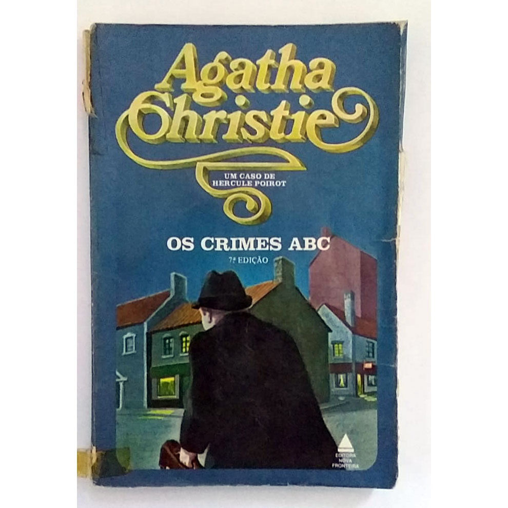 Os crimes ABC, Agatha Christie, editora nova fronteira, livro usado
