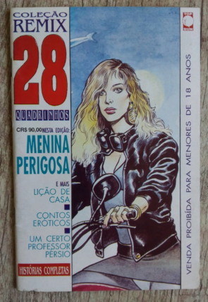 Gibi hq coleção remix 28, quadrinhos para adultos