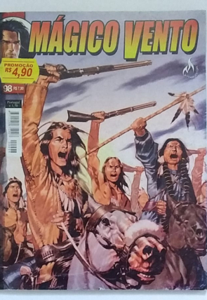 Gibi hq Mágico Vento edição 98, editora mythos, usado