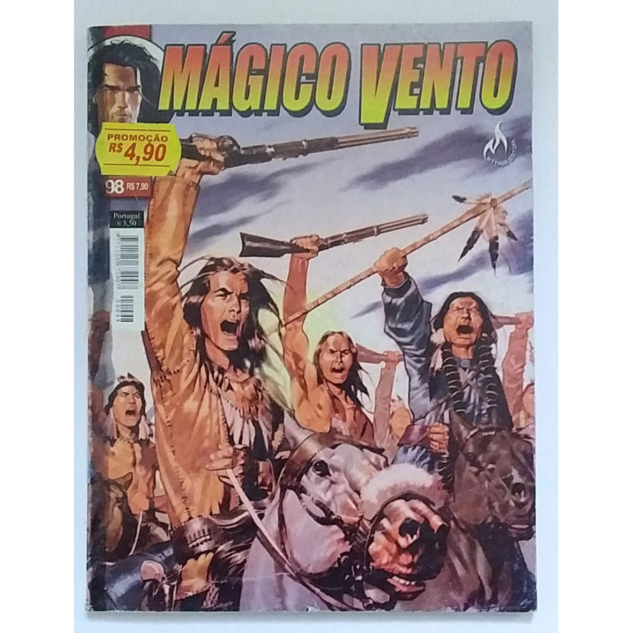 Gibi hq Mágico Vento edição 98, editora mythos, usado