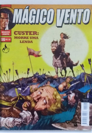 Gibi hq Mágico Vento edição 99, Custer, morre uma lenda, editora mythos, usado