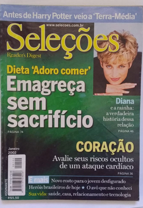 Revista Seleções Reader's Digest, edição 102 janeiro 2002, usada