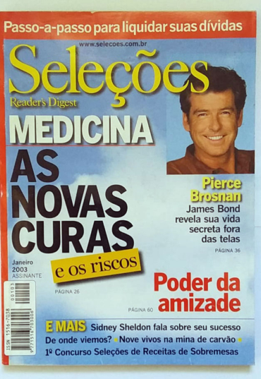 Revista Seleções Reader's Digest edição 103, janeiro de 2003, usada