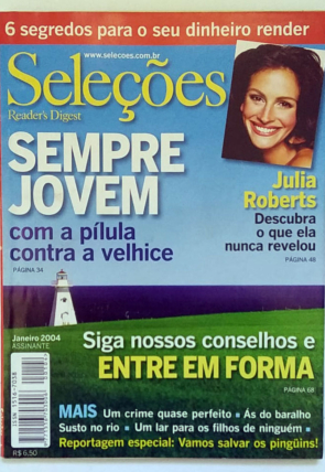 Revista Seleções Reader's Digest edição 104, janeiro de 2004, usada