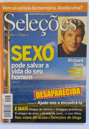 Revista Seleções Reader's Digest edição 403, abril de 2003, usada