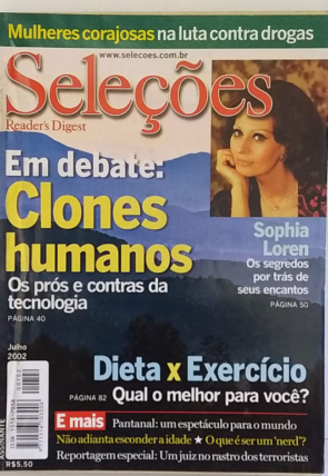 Revista Seleções Reader's Digest edição 702, julho de 2002, usada