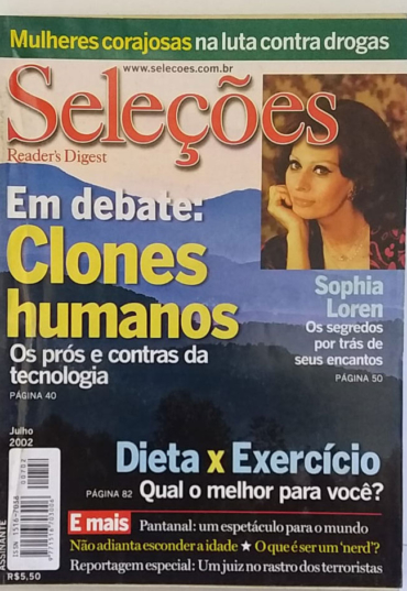 Revista Seleções Reader's Digest edição 702, julho de 2002, usada