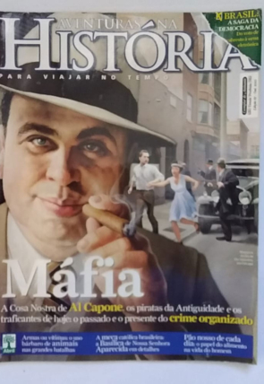 Revista aventuras na história edição 87, máfia, editora abril, usada