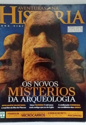 Revista aventuras na história edição 96, os novos mistérios da arqueologia, editora abril, usada