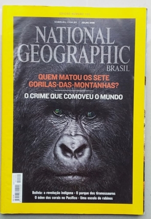 Revista national geographic Brasil edição 100, julho de 2008, editora abril, usada