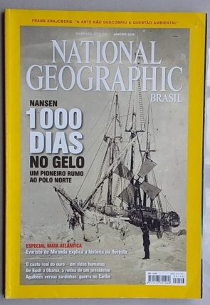 Revista national geographic Brasil edição 106, janeiro de 2009, editora abril, usada
