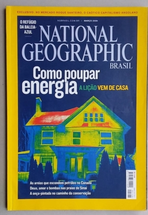 Revista national geographic Brasil edição 108, março de 2009, editora abril, usada