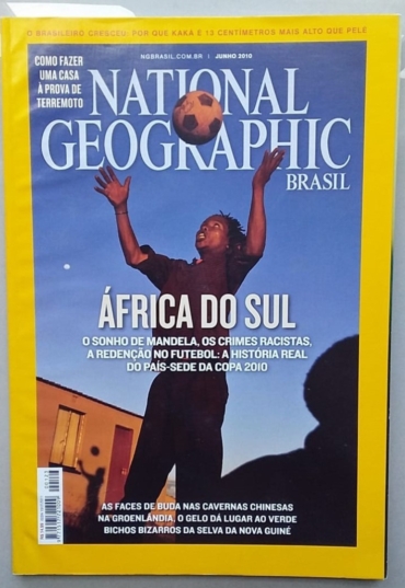 Revista national geographic Brasil, edição 123 junho de 2010 editora abril, usada