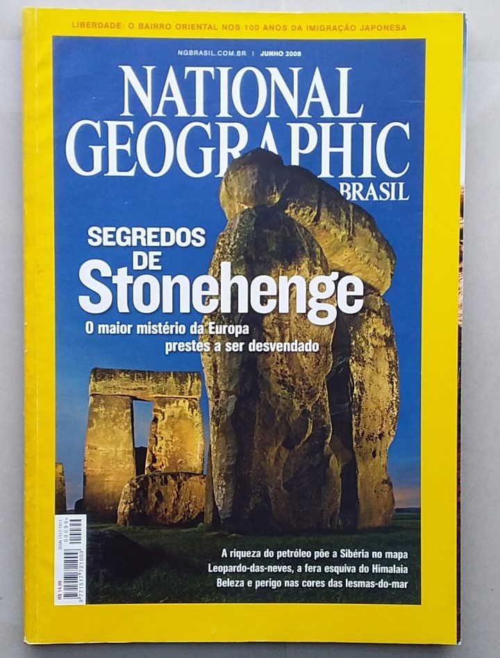 Revista national geographic Brasil edição 99, junho de 2008, editora-abril, usada