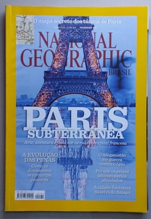 Revista national geographic Brasil edição 131, Paris subterrânea, editora abril, usada