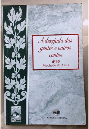 A desejada das gentes e outros contos, Machado de Assis, editora Moderna, livro usado