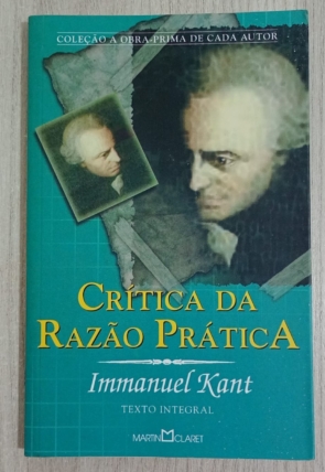 Crítica da razão prática, Immanuel Kant, coleção a obra-prima de cada autor, editora Martin Claret, livro usado