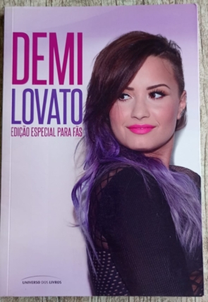Demi Lovato, edição especial para fãs, editora universo dos livros, livro usado