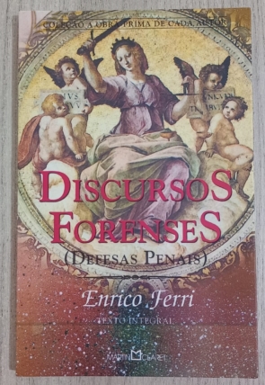 Discursos forenses, Enrico Ferri, coleção a obra-prima de cada autor, editora Martin Claret, livro usado