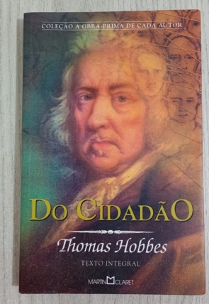 Do cidadão, Thomas Hobbes, coleção a obra-prima de cada autor, editora Martin Claret, livro usado