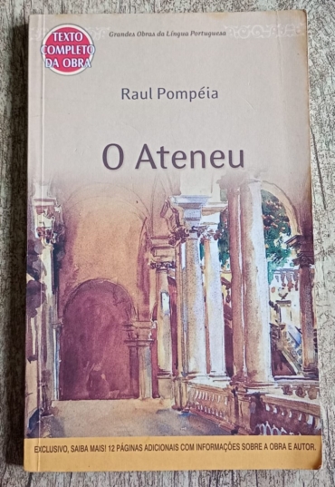 O Ateneu, Raul Pompéia, editora Avenida, livro usado