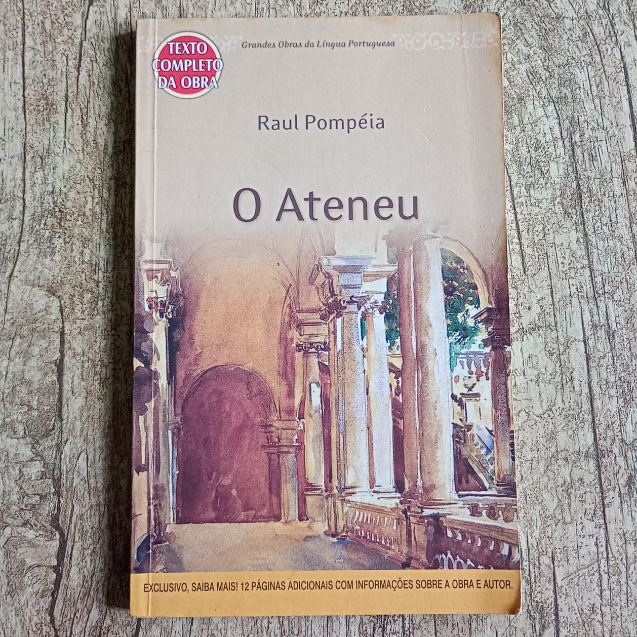 O Ateneu, Raul Pompéia, editora Avenida, livro usado
