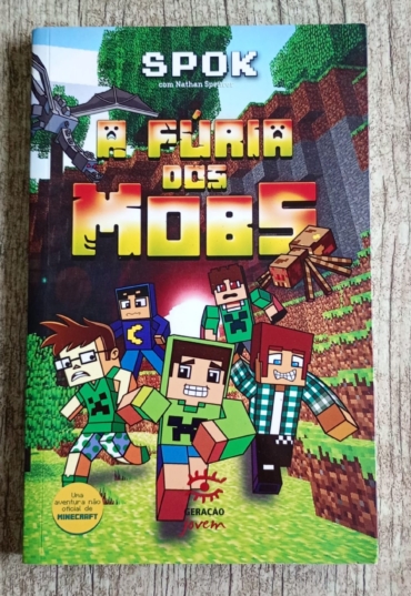 a fúria dos mobs 1, Spok com Nathan Spencer, editora geração jovem, livro usado