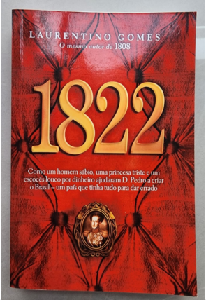 1822, Laurentino Gomes, editora Nova fronteira, livro usado