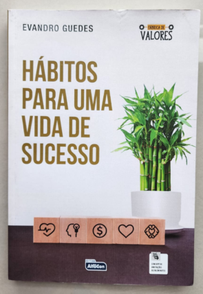 Hábitos para uma vida de sucesso, Evandro Guedes, editora alfacon, livro usado