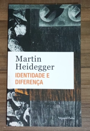 Identidade e diferença, Martin Heidegger, editora vozes, livro usado