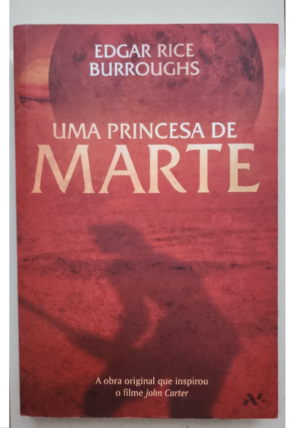 Uma princesa de Marte, Edgar Rice Burroughs, editora aleph, livro usado