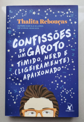 Confissões de um garoto tímido nerd e (ligeiramente) apaixonado, Thalita Rebouças, editora arqueiro, livro usado
