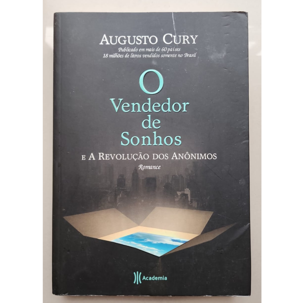 O vendedor de sonhos e a revolução dos anônimos, Augusto Cury, editora academia, livro usado